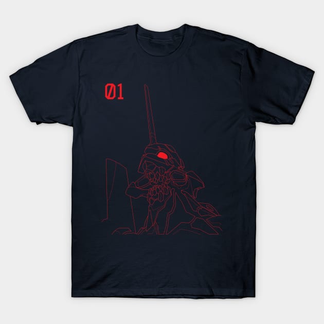 EVA_01 T-Shirt by Krobilad